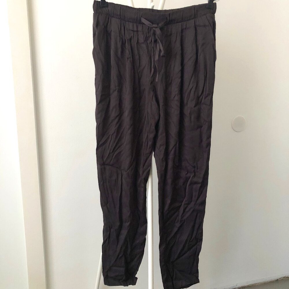 JAMES PERSE PANTS DRAWSTRING 100% VISCOSE SIZE 2 (M)